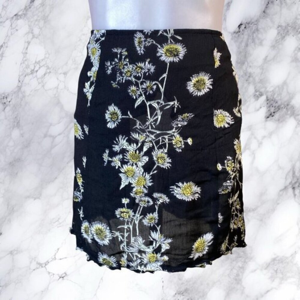 Obey Daisy Print Skirt